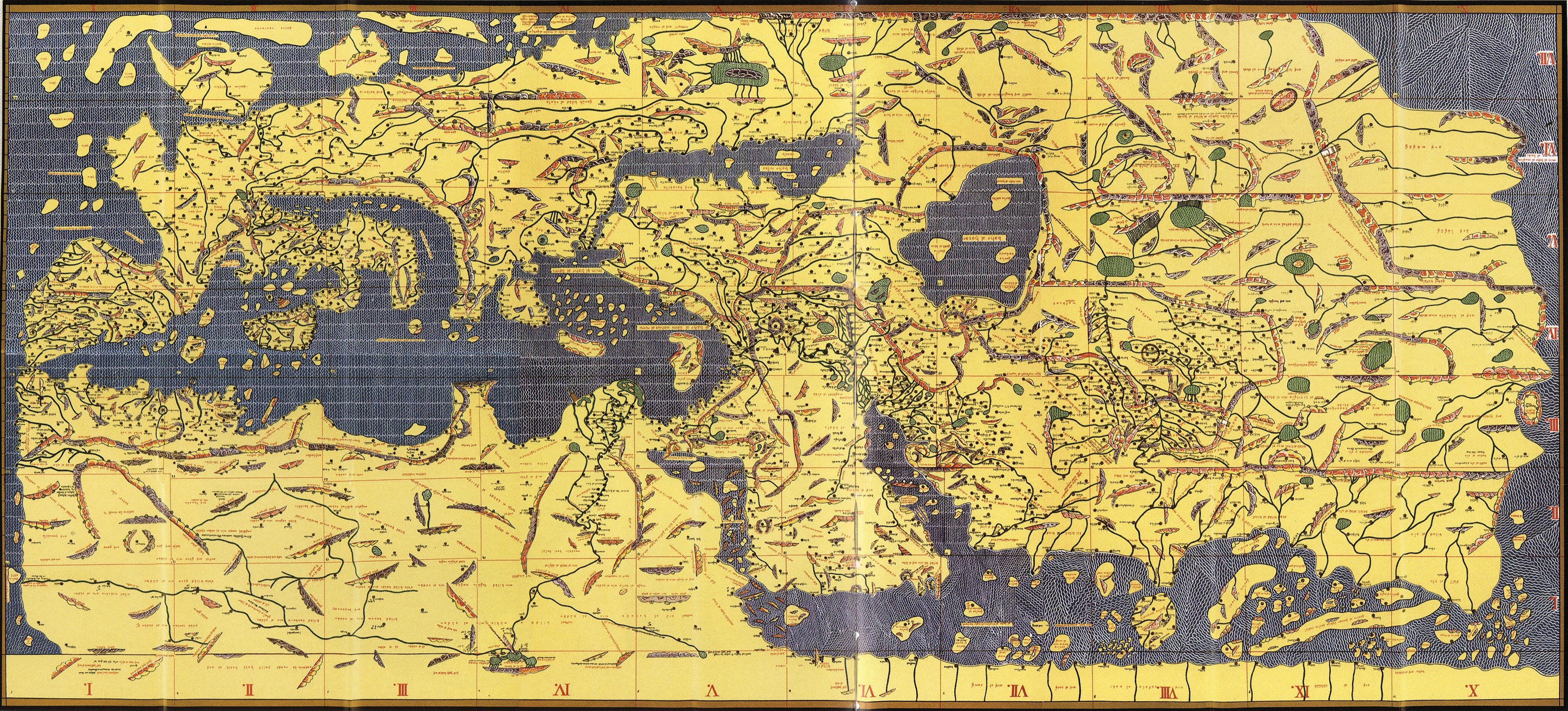 Фрагмент карты Идриси
